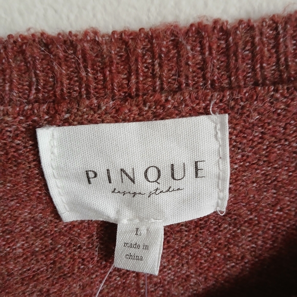 NWT Pinque Top Long Sleeve Color Multi Size Large - Picture 6 of 11